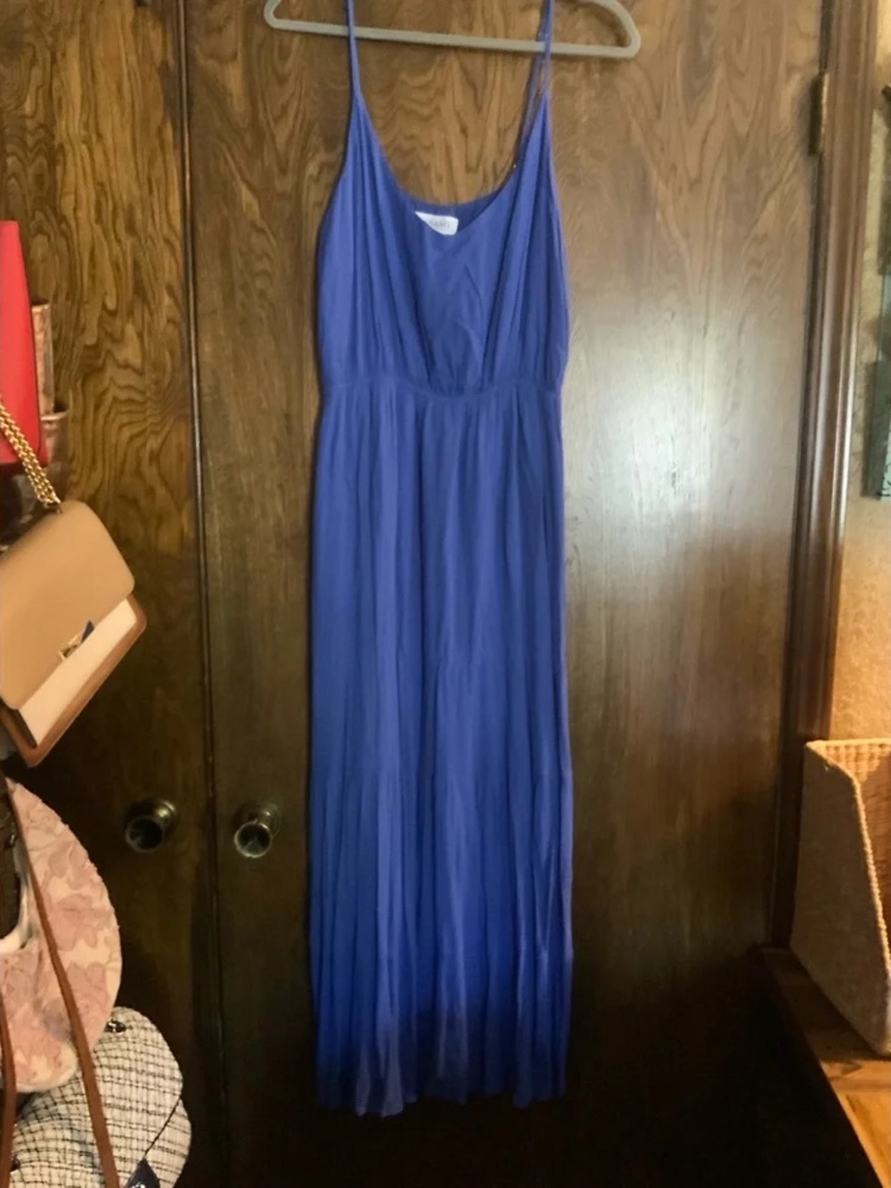 Forever 21 Royal Blue Spaghetti Strap Maxi Dress